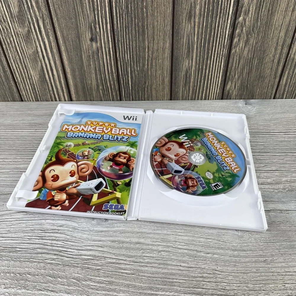 Super Monkey Ball: Banana Blitz - (Wii, 2006) Tested Working READ